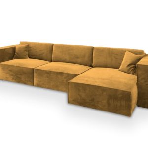 NAROŻNIK TOLMO M z funkcją spania Żółty 650074 NAROŻNIK TOLMO M z funkcją spania Żółty 650074