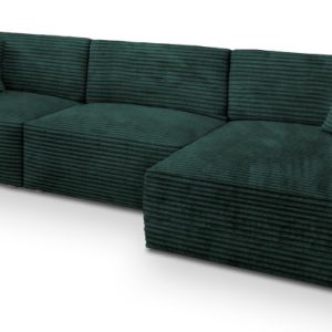 Narożnik TOLMO z funkcją spania Zielony 771546