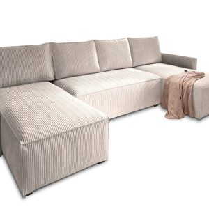 NAROŻNIK TRES z funkcją spania ecru 221304