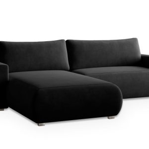 NAROŻNIK TURIN M z funkcją spania Czarny 234571