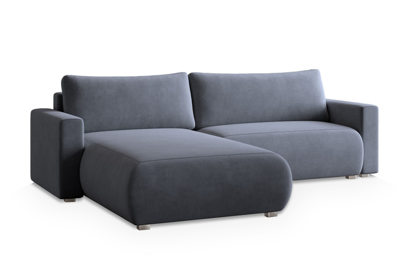 NAROŻNIK TURIN M z funkcją spania Szary 234577