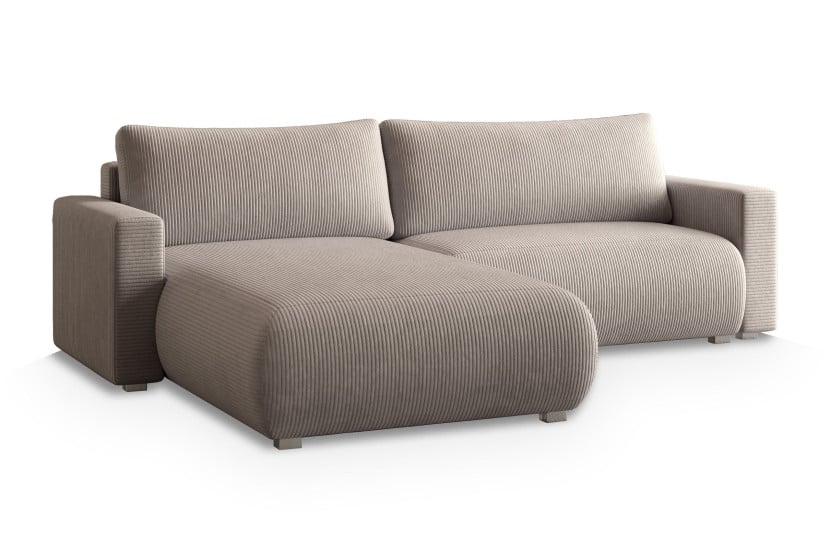 NAROŻNIK TURIN P z funkcją spania Beżowy 234580
