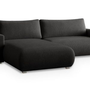 NAROŻNIK TURIN P z funkcją spania Czarny 234581 NAROŻNIK TURIN P z funkcją spania Czarny 234581