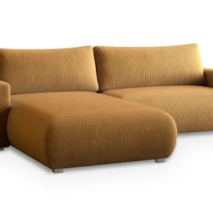 NAROŻNIK TURIN P z funkcją spania Żółty 234578 NAROŻNIK TURIN P z funkcją spania Żółty 234578
