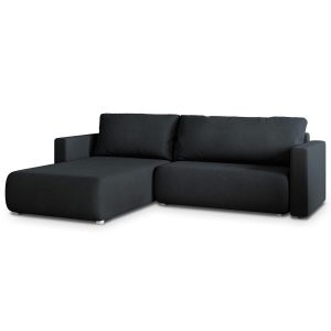 Narożnik TURIN z funkcją spania Czarny 936390 Narożnik TURIN z funkcją spania Czarny 936390