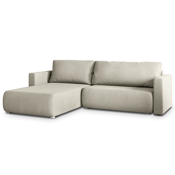 Narożnik TURIN z funkcją spania ecru 936409