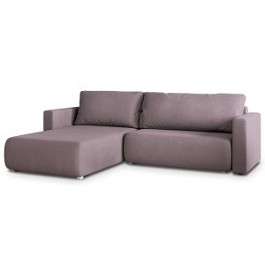 Narożnik TURIN z funkcją spania Różowy 936403 Narożnik TURIN z funkcją spania Różowy 936403