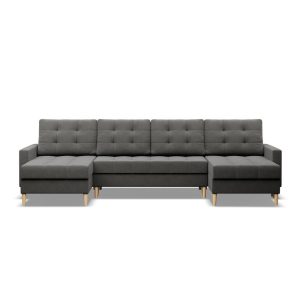 Narożnik U, skandynawski styl, NUBO, 294x140x92, ciemny szary | TYLETEGOTU 783465 Narożnik U, skandynawski styl, NUBO, 294x140x92, ciemny szary | TYLETEGOTU 783465