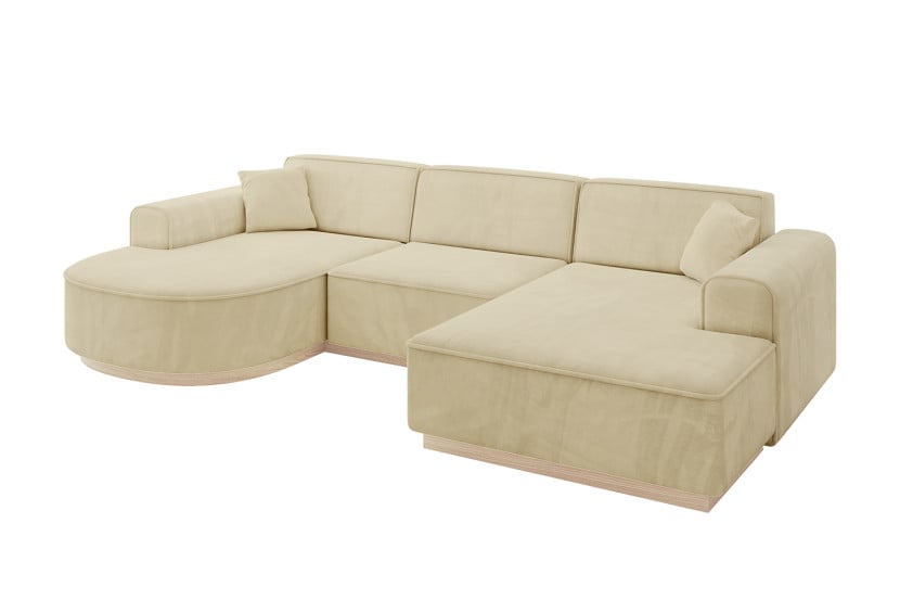 Narożnik uniwersalny bez funkcji spania ARRIO-U1 303x171x83 cm Beżowy 815150