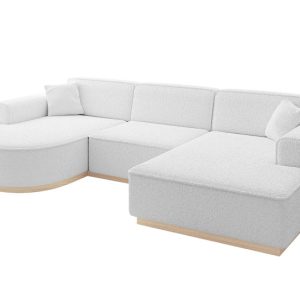 Narożnik uniwersalny bez funkcji spania ARRIO-U1 303x171x83 cm Biały 814989