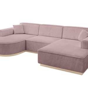 Narożnik uniwersalny bez funkcji spania ARRIO-U1 303x171x83 cm Różowy 815111