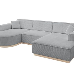 Narożnik uniwersalny bez funkcji spania ARRIO-U1 303x171x83 cm Szary 815153