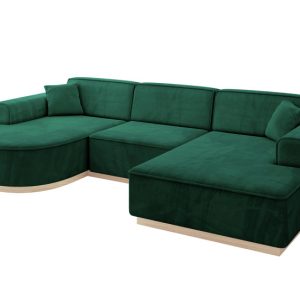 Narożnik uniwersalny bez funkcji spania ARRIO-U1 303x171x83 cm Zielony 814991
