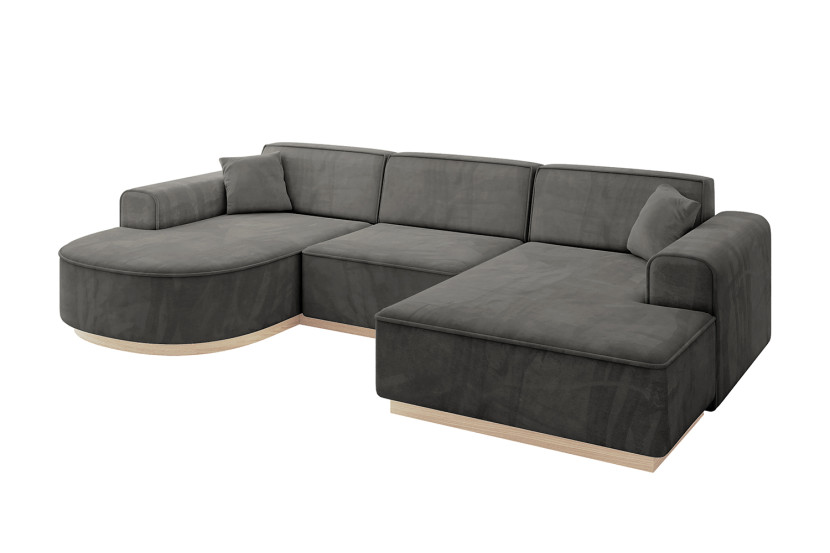 Narożnik uniwersalny bez funkcji spania ARRIO-U1 303x171x83cm Ciemnoszary 815019