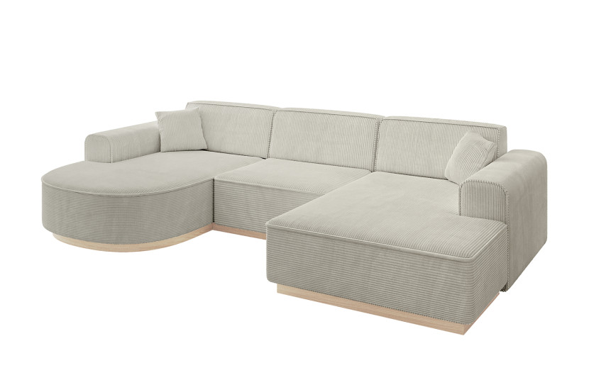 Narożnik uniwersalny bez funkcji spania ARRIO-U1 303x171x83cm Kremowy 815254