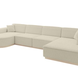 Narożnik uniwersalny bez funkcji spania ARRIO-U2 388x171x83 cm Beżowy 815146 Narożnik uniwersalny bez funkcji spania ARRIO-U2 388x171x83 cm Beżowy 815146