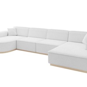 Narożnik uniwersalny bez funkcji spania ARRIO-U2 388x171x83 cm Biały 815249 Narożnik uniwersalny bez funkcji spania ARRIO-U2 388x171x83 cm Biały 815249