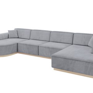 Narożnik uniwersalny bez funkcji spania ARRIO-U2 388x171x83 cm Szary 815256 Narożnik uniwersalny bez funkcji spania ARRIO-U2 388x171x83 cm Szary 815256