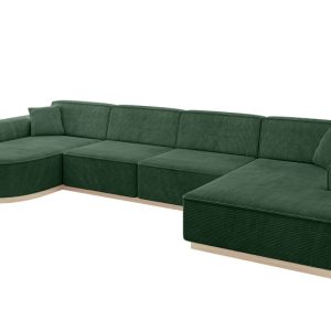 Narożnik uniwersalny bez funkcji spania ARRIO-U2 388x171x83 cm Zielony 815257 Narożnik uniwersalny bez funkcji spania ARRIO-U2 388x171x83 cm Zielony 815257