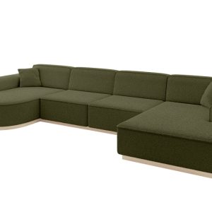Narożnik uniwersalny bez funkcji spania ARRIO-U2 388x171x83 cm Zielony 814992 Narożnik uniwersalny bez funkcji spania ARRIO-U2 388x171x83 cm Zielony 814992