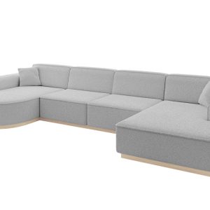 Narożnik uniwersalny bez funkcji spania ARRIO-U2 388x171x83cm Jasny szary 815236 Narożnik uniwersalny bez funkcji spania ARRIO-U2 388x171x83cm Jasny szary 815236