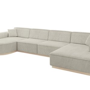 Narożnik uniwersalny bez funkcji spania ARRIO-U2 388x171x83cm Kremowy 815253 Narożnik uniwersalny bez funkcji spania ARRIO-U2 388x171x83cm Kremowy 815253