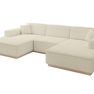 Narożnik uniwersalny bez funkcji spania IREA-U1 301x165x80 Beżowy 753475 Narożnik uniwersalny bez funkcji spania IREA-U1 301x165x80 Beżowy 753475
