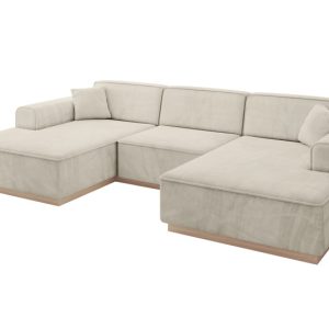 Narożnik uniwersalny bez funkcji spania IREA-U1 301x165x80 Beżowy 807622 Narożnik uniwersalny bez funkcji spania IREA-U1 301x165x80 Beżowy 807622