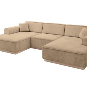Narożnik uniwersalny bez funkcji spania IREA-U1 301x165x80 Brązowy 807538 Narożnik uniwersalny bez funkcji spania IREA-U1 301x165x80 Brązowy 807538