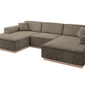 Narożnik uniwersalny bez funkcji spania IREA-U1 301x165x80 Brązowy 807640 Narożnik uniwersalny bez funkcji spania IREA-U1 301x165x80 Brązowy 807640