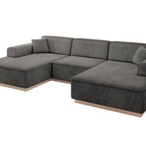 Narożnik uniwersalny bez funkcji spania IREA-U1 301x165x80 Ciemnoszary 753434