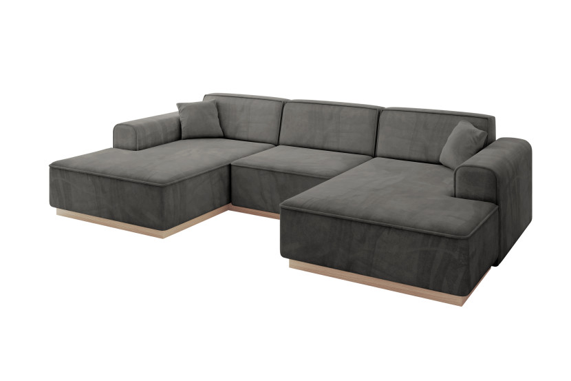 Narożnik uniwersalny bez funkcji spania IREA-U1 301x165x80 Ciemnoszary 753434