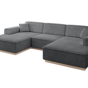Narożnik uniwersalny bez funkcji spania IREA-U1 301x165x80 Ciemnoszary 753244