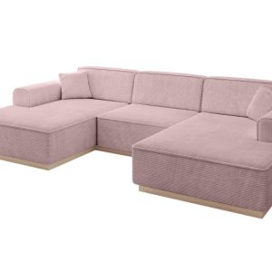 Narożnik uniwersalny bez funkcji spania IREA-U1 301x165x80 Różowy 753345