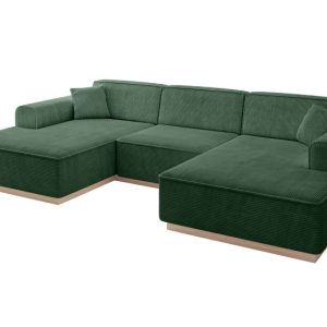 Narożnik uniwersalny bez funkcji spania IREA-U1 301x165x80 Zielony 753879