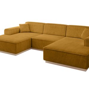 Narożnik uniwersalny bez funkcji spania IREA-U1 301x165x80 Żółty 753383