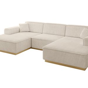 Narożnik uniwersalny bez funkcji spania IREA-U1-v2 301x165x80 Beżowy 755526 Narożnik uniwersalny bez funkcji spania IREA-U1-v2 301x165x80 Beżowy 755526