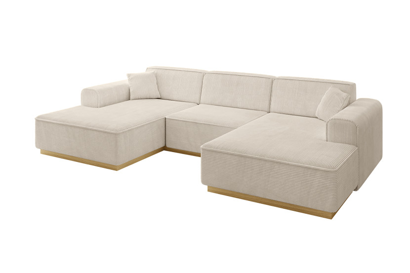 Narożnik uniwersalny bez funkcji spania IREA-U1-v2 301x165x80 Beżowy 755526