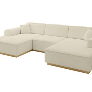Narożnik uniwersalny bez funkcji spania IREA-U1-v2 301x165x80 Beżowy 755556 Narożnik uniwersalny bez funkcji spania IREA-U1-v2 301x165x80 Beżowy 755556