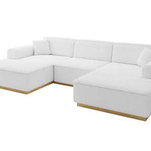 Narożnik uniwersalny bez funkcji spania IREA-U1-v2 301x165x80 Biały 755601 Narożnik uniwersalny bez funkcji spania IREA-U1-v2 301x165x80 Biały 755601