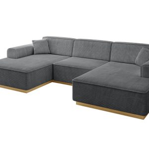 Narożnik uniwersalny bez funkcji spania IREA-U1-v2 301x165x80 Ciemnoszary 755606 Narożnik uniwersalny bez funkcji spania IREA-U1-v2 301x165x80 Ciemnoszary 755606