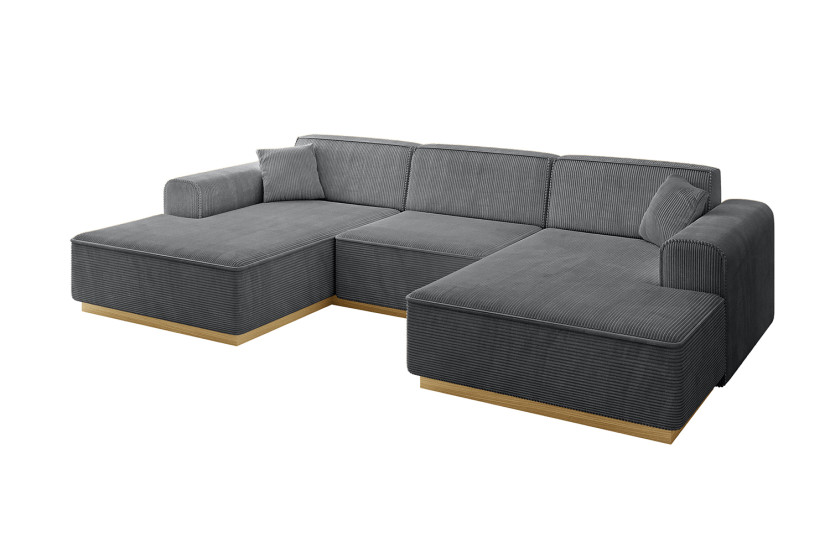 Narożnik uniwersalny bez funkcji spania IREA-U1-v2 301x165x80 Ciemnoszary 755606