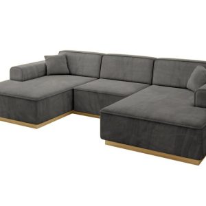 Narożnik uniwersalny bez funkcji spania IREA-U1-v2 301x165x80 Ciemnoszary 755499 Narożnik uniwersalny bez funkcji spania IREA-U1-v2 301x165x80 Ciemnoszary 755499