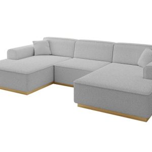 Narożnik uniwersalny bez funkcji spania IREA-U1-v2 301x165x80 Jasny szary 755573 Narożnik uniwersalny bez funkcji spania IREA-U1-v2 301x165x80 Jasny szary 755573