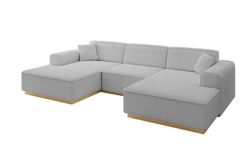 Narożnik uniwersalny bez funkcji spania IREA-U1-v2 301x165x80 Jasny szary 755573