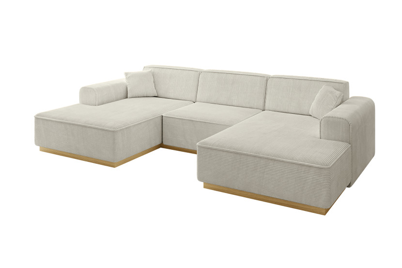 Narożnik uniwersalny bez funkcji spania IREA-U1-v2 301x165x80 Kremowy 755603