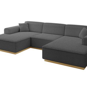 Narożnik uniwersalny bez funkcji spania IREA-U1-v2 301x165x80 Szary 755582 Narożnik uniwersalny bez funkcji spania IREA-U1-v2 301x165x80 Szary 755582