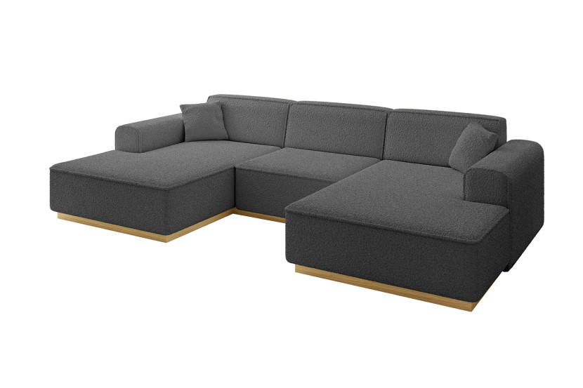 Narożnik uniwersalny bez funkcji spania IREA-U1-v2 301x165x80 Szary 755582