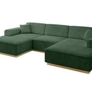 Narożnik uniwersalny bez funkcji spania IREA-U1-v2 301x165x80 Zielony 755571 Narożnik uniwersalny bez funkcji spania IREA-U1-v2 301x165x80 Zielony 755571