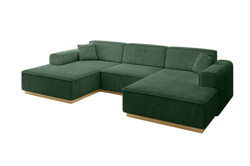 Narożnik uniwersalny bez funkcji spania IREA-U1-v2 301x165x80 Zielony 755571